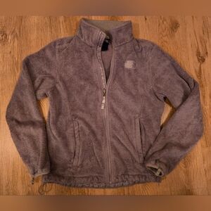 The North Face Full Zip Gray Fleece, Women's Medium